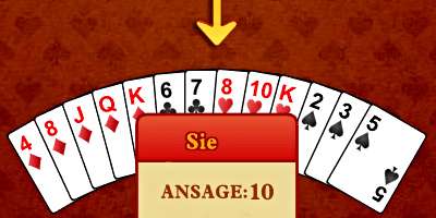 Spades Kartenspiel gratis online spielen